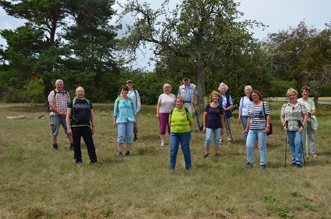 Teilnehmer 1. Wanderung nach der Corona Pause