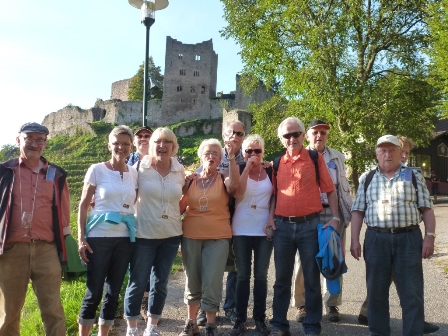 Gute Stimmung bei der letzten Weinwanderung