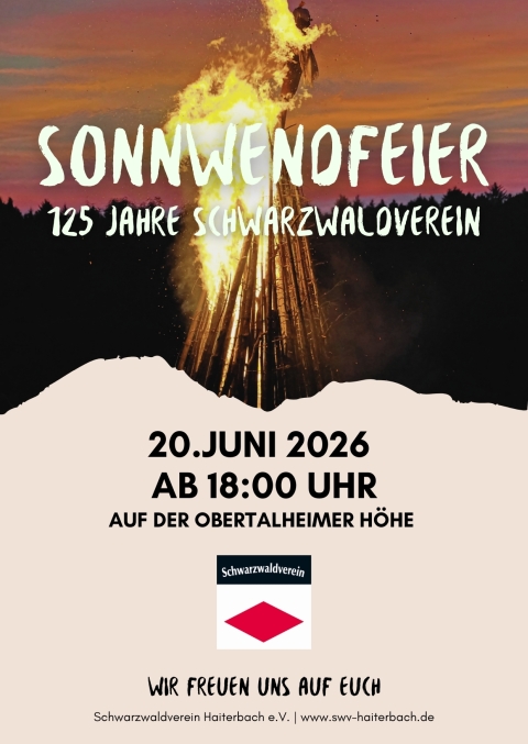 125 Jahre SWV - Sonnenwendfeier